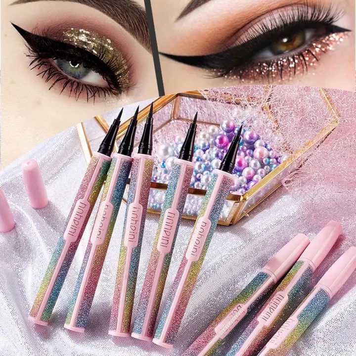 [Hàng mới về] Bút kẻ mắt dạng lỏng chống nước nhanh khô màu sắc ánh sao độc đáo cao cấp