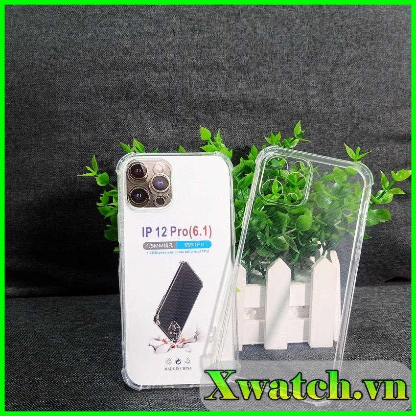Ốp lưng dẻo chống va đập iPhone 12 mini iPhone 12 pro iPhone 12 pro max bảo vệ 4 góc