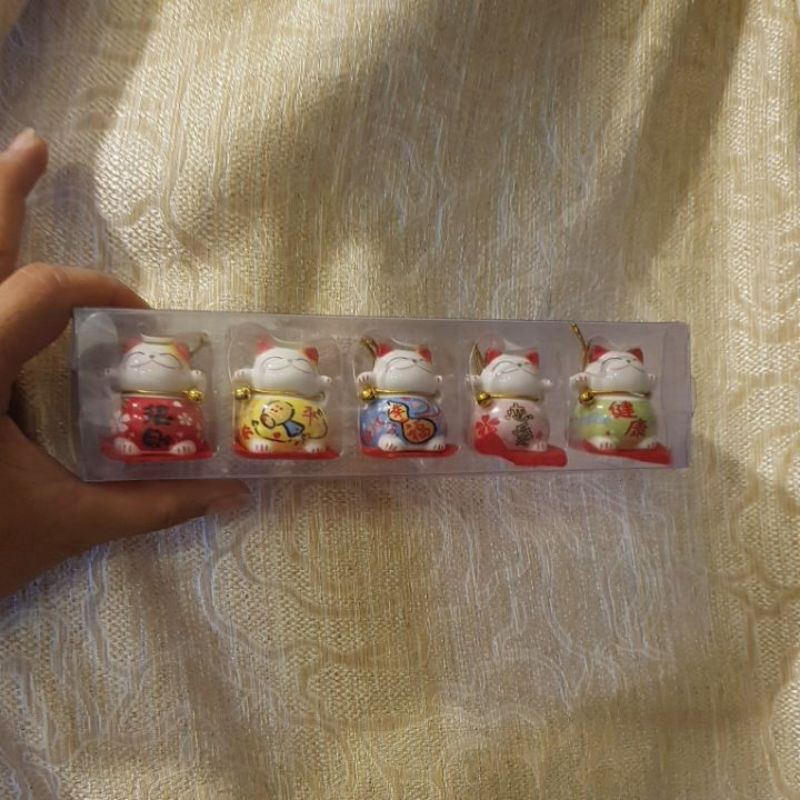 HCM - Bộ Tượng 5 Chú Mèo May Mắn 5 Mèo Thần Tài | BigBuy360 - bigbuy360.vn