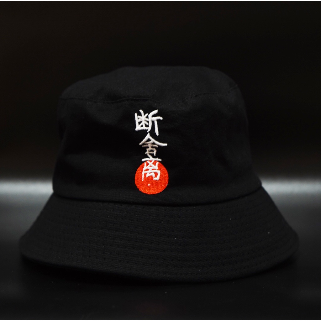 Mũ bucket trơn ❤️ Nón tai bèo vành cụp Ulzzang form unisex nam nữ - Chữ Tàu