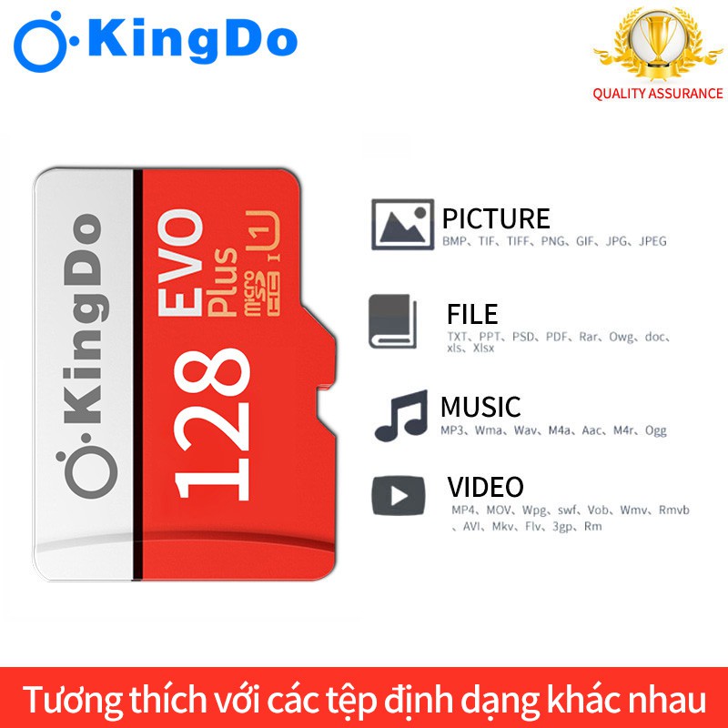 【Tai nghe bluetooth miễn phí】Thẻ nhớ Micro Sd cấp 10 tốc độ 100mb / S Tf U3 4k  128GB 64GB | BigBuy360 - bigbuy360.vn
