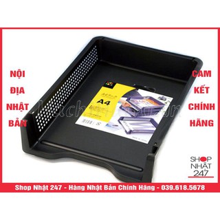 [GIẢM SỐC] Combo 3 Khay đựng tài liệu A4 (có thể xếp chồng) Nội địa Nhật Bản