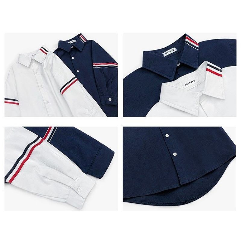 Áo Sơ Mi Tay Dài Thời Trang Dành Cho Bé Trai