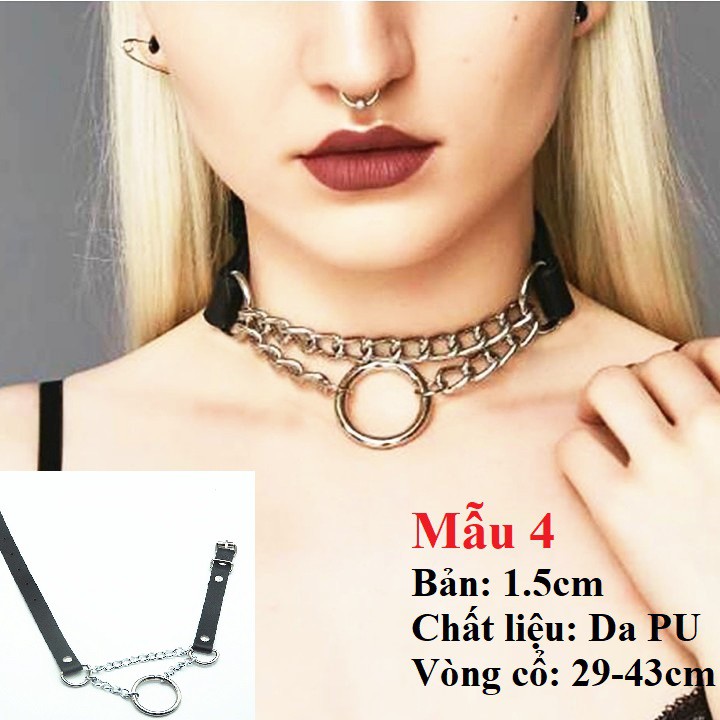 10 mẫu Chocker da - Vòng cổ hot trend 2019