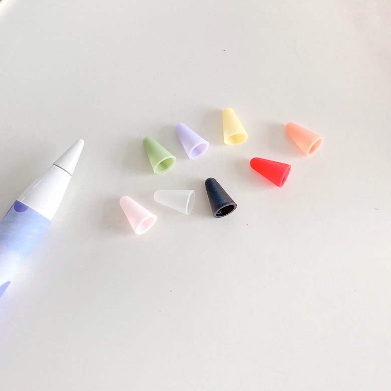 Vỏ silicon bảo vệ ngòi bút cảm ứng thích hợp cho Apple iPad Gen 1 2 iPad Air 3 2 Pro