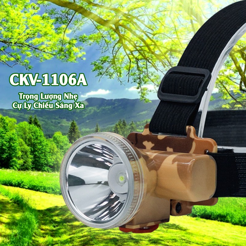 Đèn Pin Đội Đầu Cao Cấp - CKV 1106A - Hàng Chính Hãng