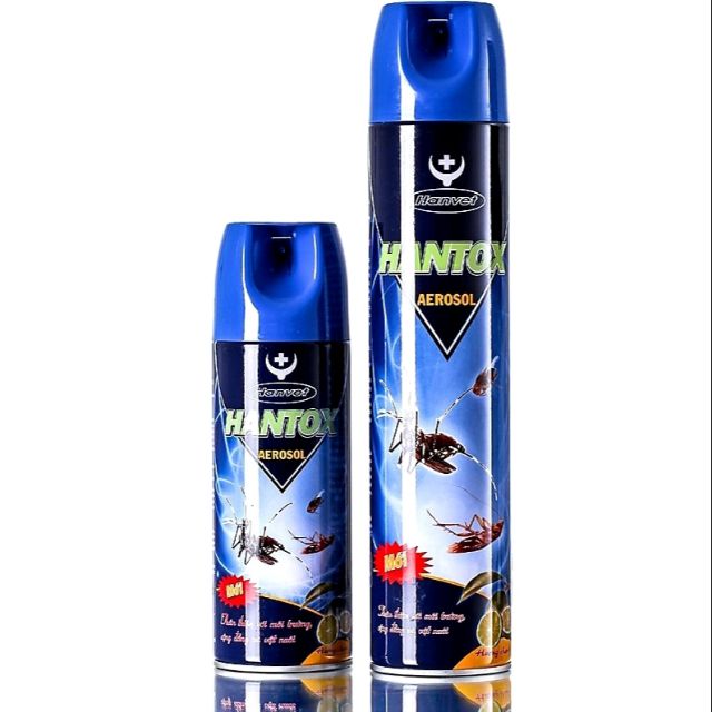 Bình Xịt Diệt Ruồi Kiến Gián Hantox Aerosol ( 400Ml , 600Ml)