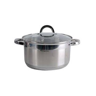 [Mã ELHADEV giảm 4% đơn 300K] Nồi Inox Kangaroo KG876M 22cm Đáy Từ