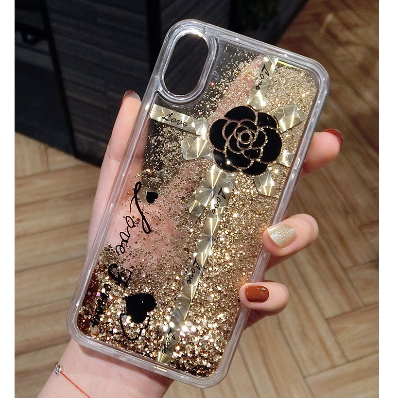 Ốp SAMSUNG Nhũ Chảy Hoa Trà J8/A6 Plus/A6+, A20/A30, A10, A50/A50s/A30s, J7 Pro, A750/A7 2018, A70