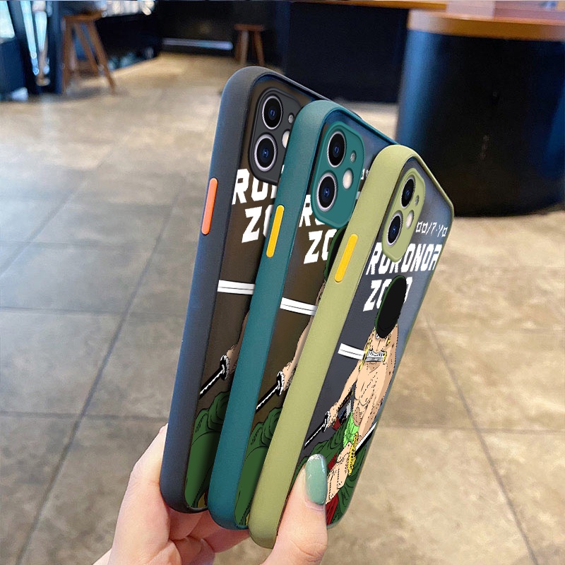 Ốp Điện Thoại Silicon Mềm Bề Mặt Nhám Bảo Vệ Camera In Hình Roronoa Zoro Dành Cho Xiaomi MI Redmi Note 11 11s Poco M4 Pro 4G