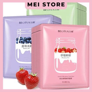 Mặt Nạ Sữa Chua Trái Cây BEOTUA 3 Vị Dưỡng Ẩm Sáng Da Mềm Mịn