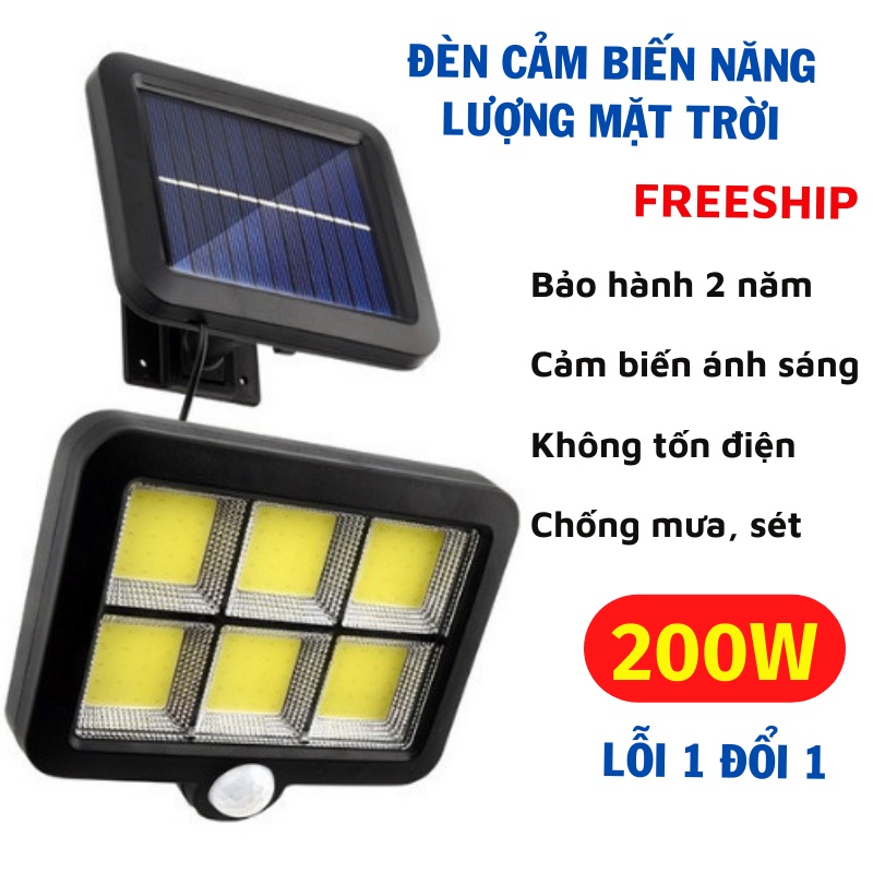 Đèn Năng Lượng Mặt Trời Cảm Biến Chuyển Động Ngoài Trời Chống Thấm Nước, ĐÈN DUY THẮNG