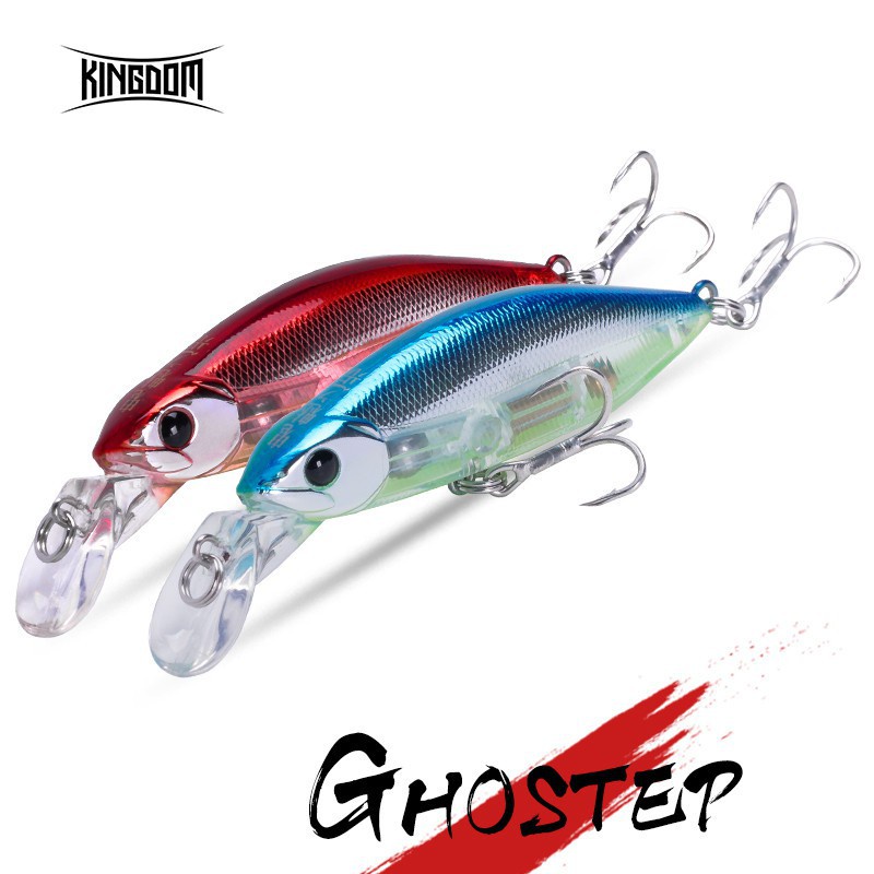 Mồi câu cá nhân tạo Kingdom Minnow 55mm 7g hoặc 70mm 12g