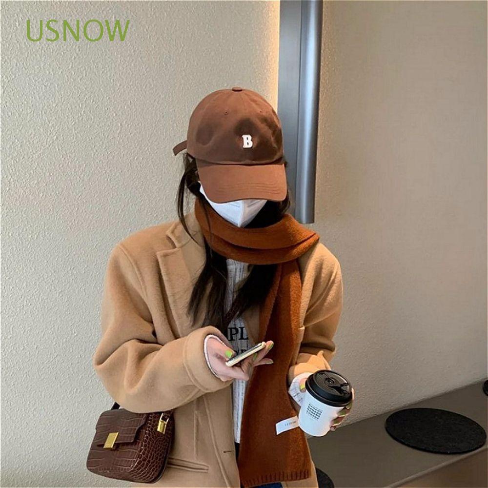 Mũ Lưỡi Trai Cotton Thêu Chữ B Dễ Thương Có Thể Điều Chỉnh Kích Thước Thời Trang Cho Nữ