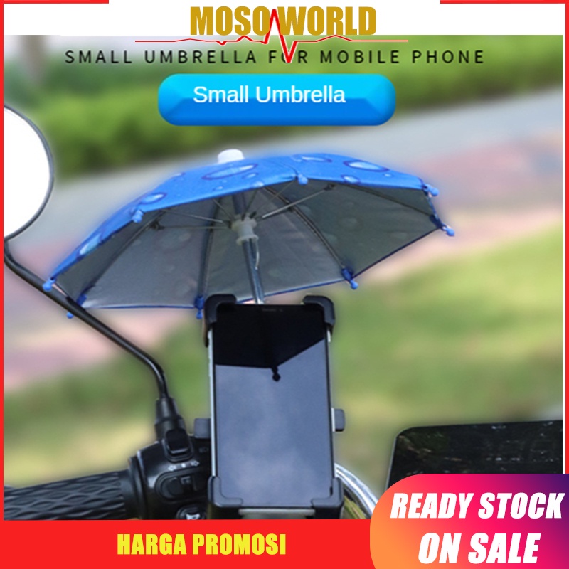 Ô che nắng mưa nhỏ cho điện thoại MOSOWORLD gắn xe đạp/mô tô an toàn tiện dụng