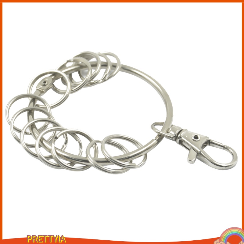 Giá Đỡ Chìa Khóa Hình Tròn Bằng Hợp Kim Màu Bạc