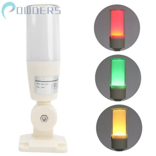 Đèn Cảnh Báo Âm Thanh Ánh Sáng Đỏ / Vàng / Xanh Lá 24V 50mA BEM-50-RYG-U Cho Máy Móc