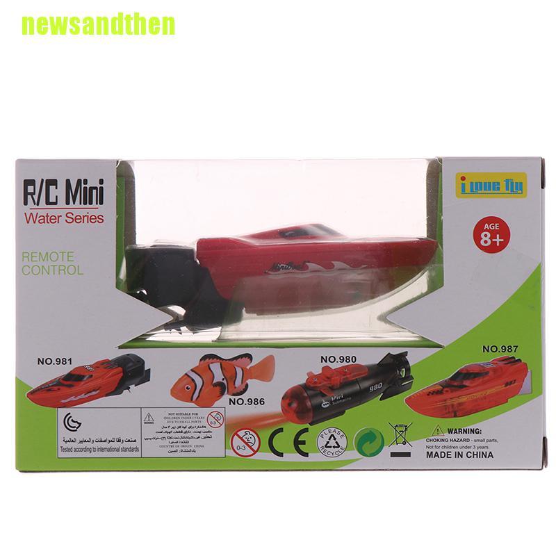 RC CHANNEL Tàu Ngầm Điều Khiển Từ Xa Mini Ba Kênh Kèm Phụ Kiện