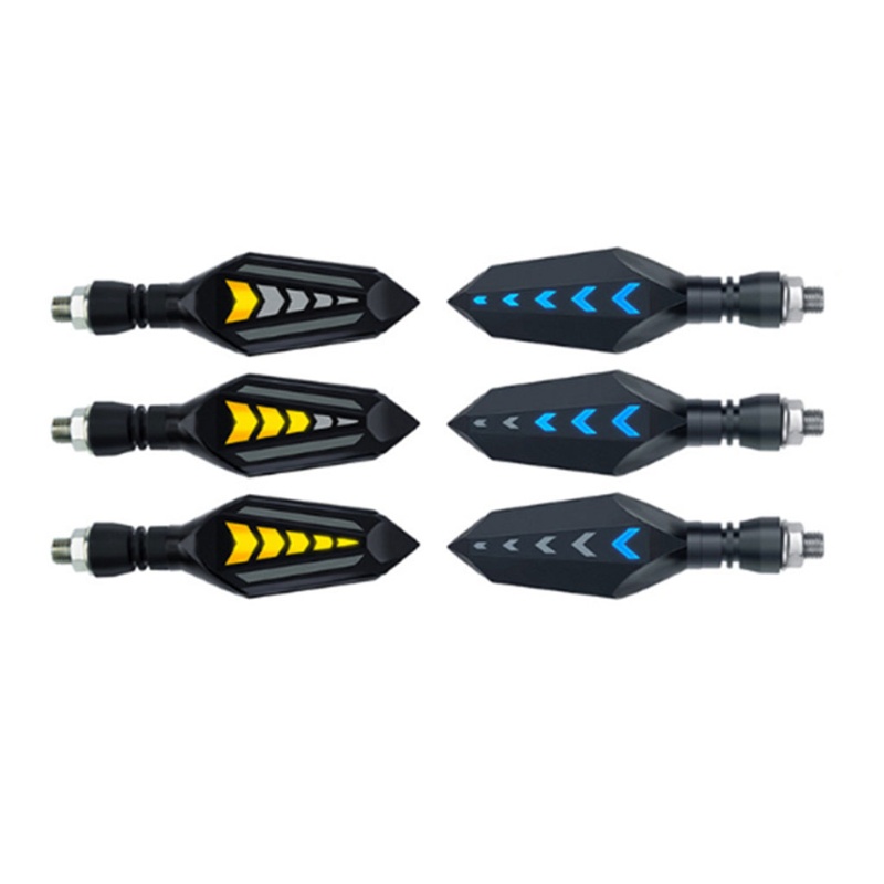 Set 2 Đèn Xi Nhan 12V 12V Ánh Sáng Vàng Hổ Phách Dành Cho Xe Mô Tô
