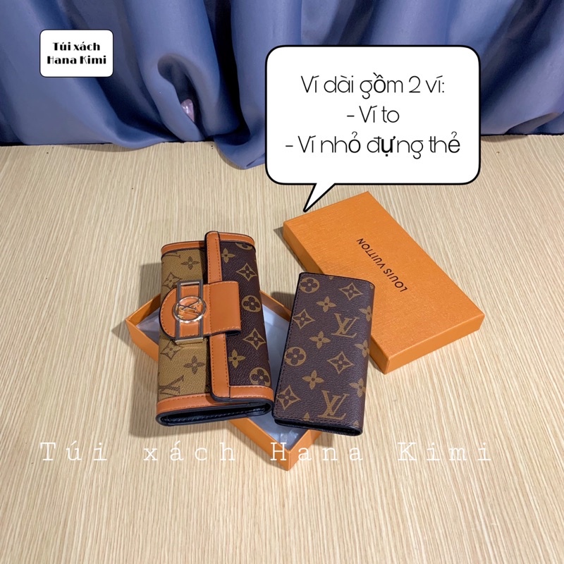 Ví ngắn gấp gọn nữ Full box