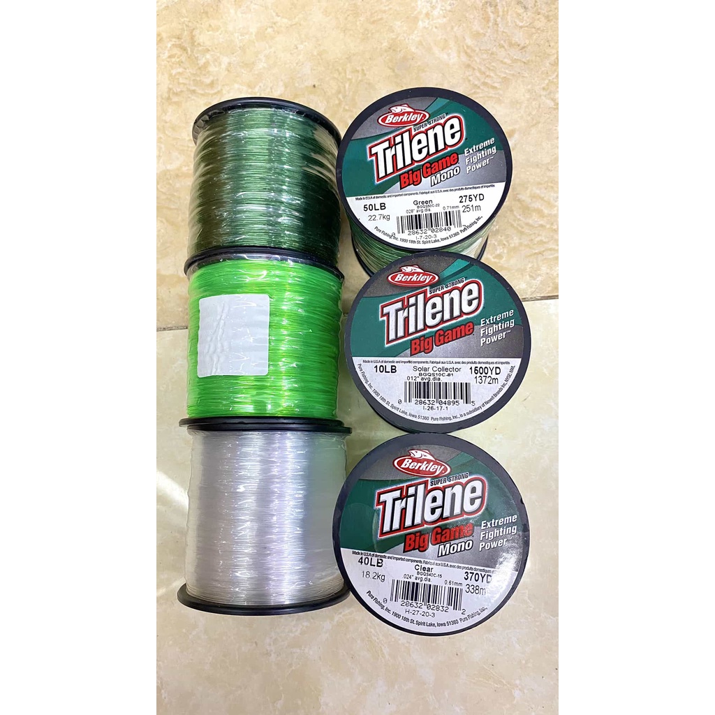 CƯỚC CÂU CÁ CHÍNH HÃNG BERKLEY TRILENE BIGGAME Mỹ