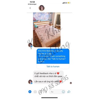 Chăn ga phi lụa cao cấp Khò Khò Bedding.