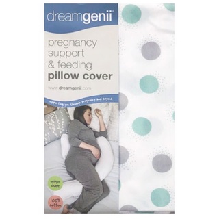 Gối đa năng cho mẹ bầu từ Anh ( Chấm bi xám xanh )