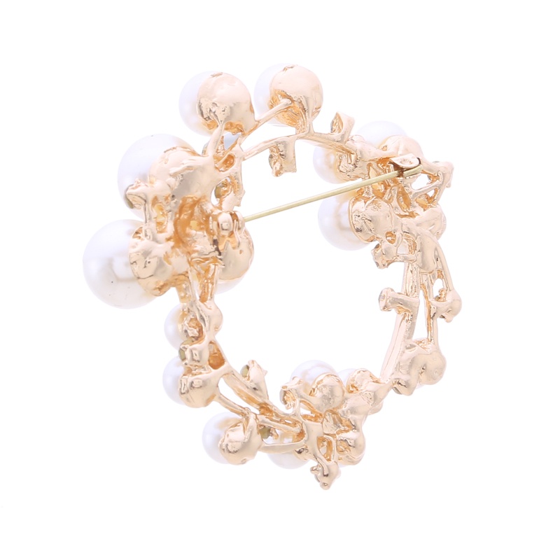 [QLQL] Ghim Cài Khăn Choàng / Khăn Choàng Cổ Cô Dâu Đính Ngọc Trai Tròn Phổ Biến