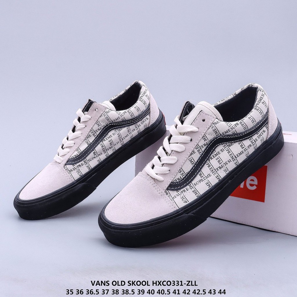 Giày Thể Thao Phong Cách Supreme X Vans X Vans Old Skool Pro Skool Pro 2008