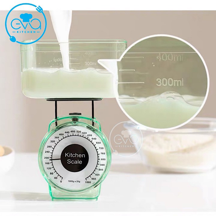 Cân Đồng Hồ Nhà Bếp Mini Kitchen Scale 1 Kg Tiện Dụng M233