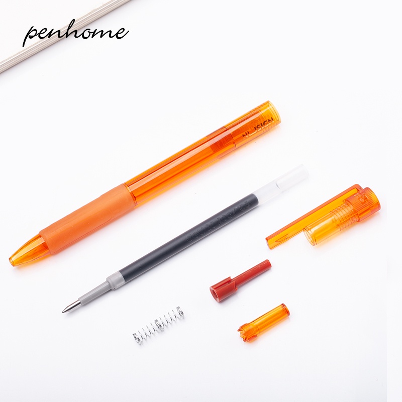 Bút bi bấm nhiều màu dễ thương 0.5mm MỰC ĐEN