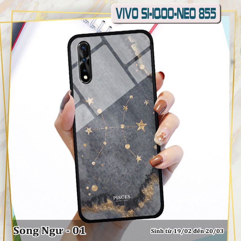 Ốp lưng kính 3D Vivo S1/ iQOO Neo 855 -cung hoàng đạo