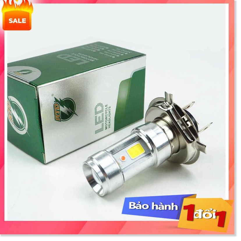 ✔️ [Top sale] -  Đèn pha xe máy led 3 chân H4/E01C siêu sáng