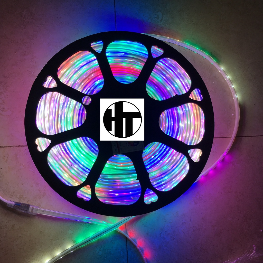 Đèn led trang trí RGB 5m 10m 15m 20m đã có cục nguồn nháy