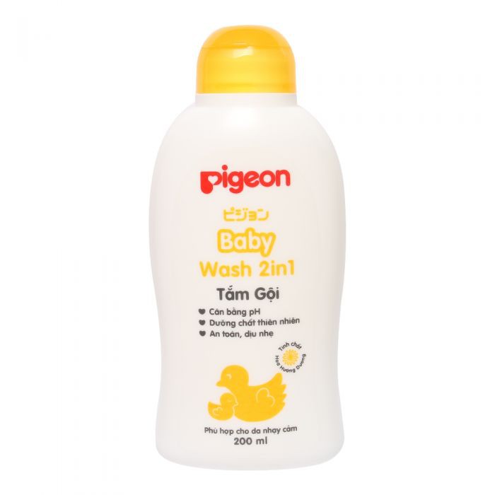 [Da nhạy cảm] Tắm gội Pigeon 200ml