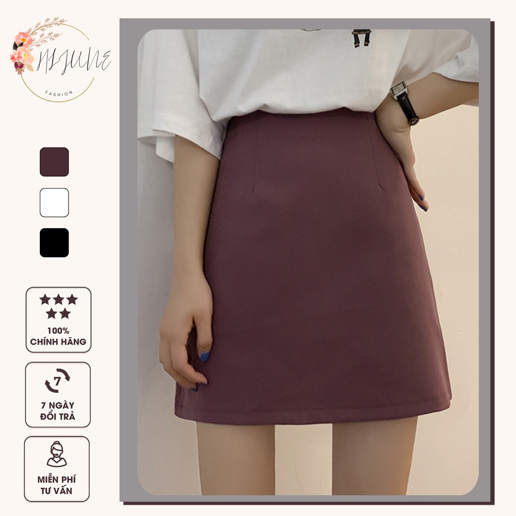 Chân váy chữ a ngắn công sở lưng cao HIJUNE CV02