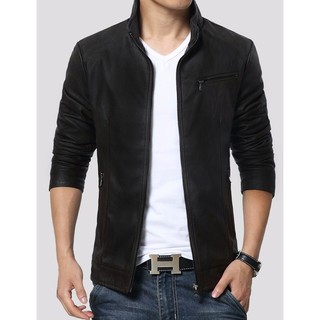 (tomboy) (M, L, XL) Áo khoác da nam