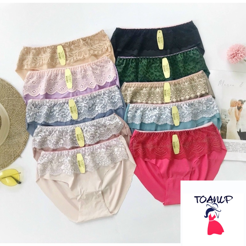 xả kho siêu sốc : combo 10 quần su phối ren ngang 40-60kg TL04