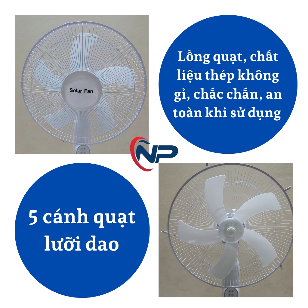 Quạt năng lượng mặt trời,quạt tích điện mẫu mới 2023,Điều Khiển,báo pin,Đèn Led Dây Dài 3M,Sạc Điện Thoại,Củ sạc 220V