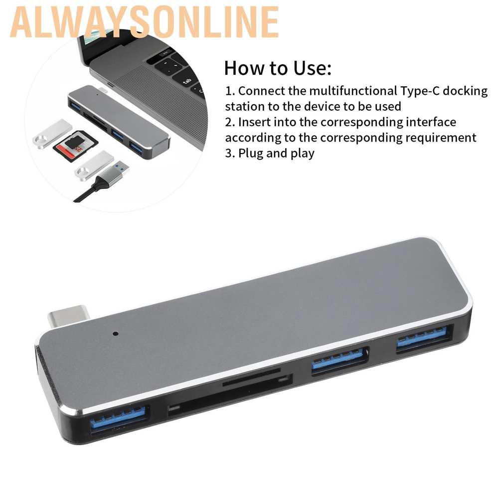 Bộ Chia Usb 5 Trong 1 Cho Laptop Z 060