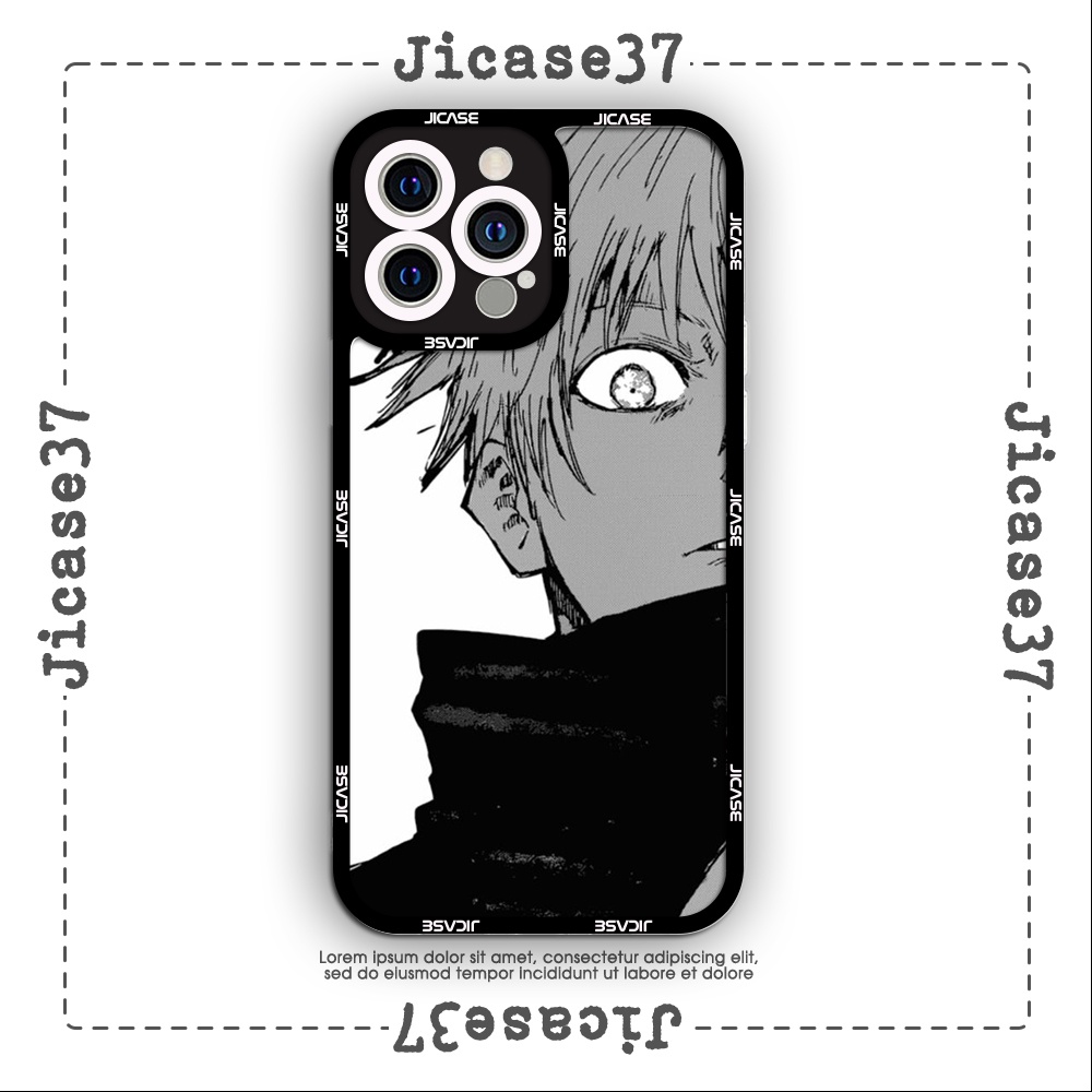 Ốp lưng iphone cạnh vuông Jicase Gojo Satoru lục nhãn 6plus/6s/6splus/7/7plus/8/8plus/x/xs/11/12/pro/max/plus/promax