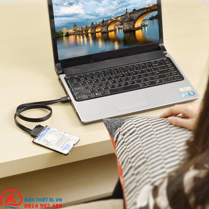 Cáp eSATA combo to SATA 2.5 HDD SSD hỗ trợ nguồn 12V Dùng cho máy tính PC, Laptop máy công nghiệp có cổng eSATA kết nối