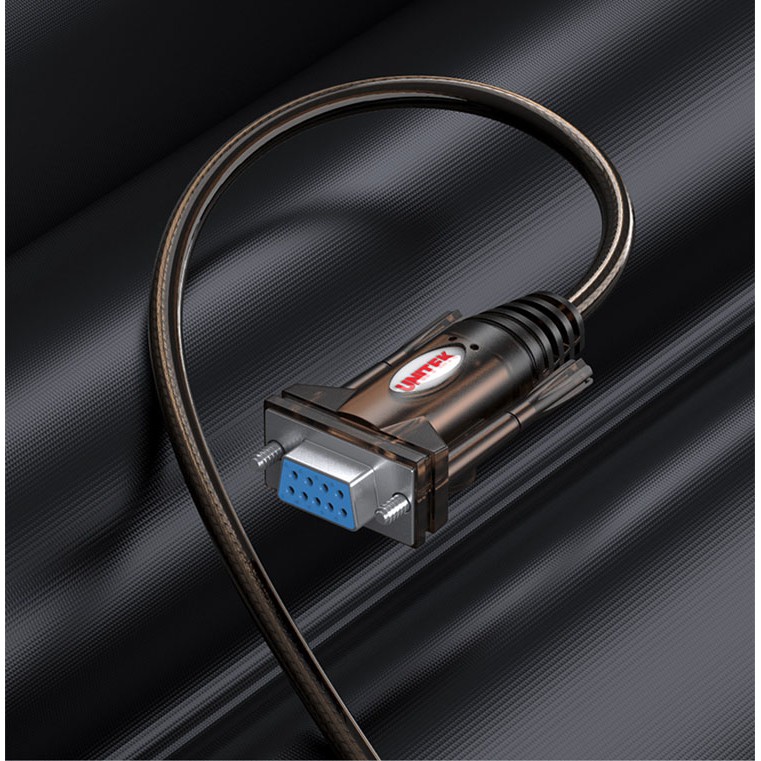 Dây USB to COM RS232 (đầu RS232 âm) Chính hãng Unitek Y105D