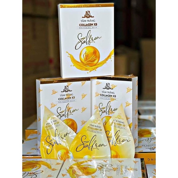 Tắm Trắng Collagen X3 chính hãng Mỹ Phẩm Đông Anh - Tắm Trắng Mix Saffron Colagen X3