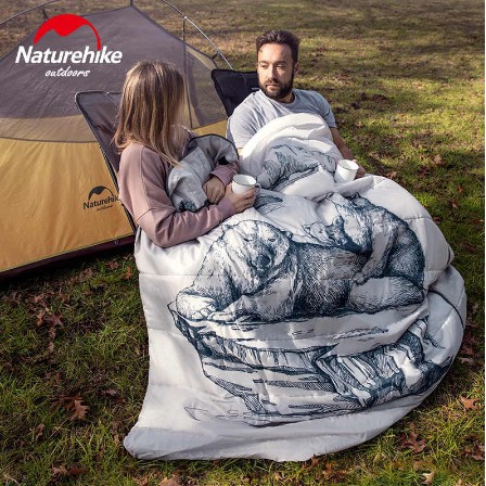 Túi ngủ đôi kèm gối NatureHike NH19S016-D