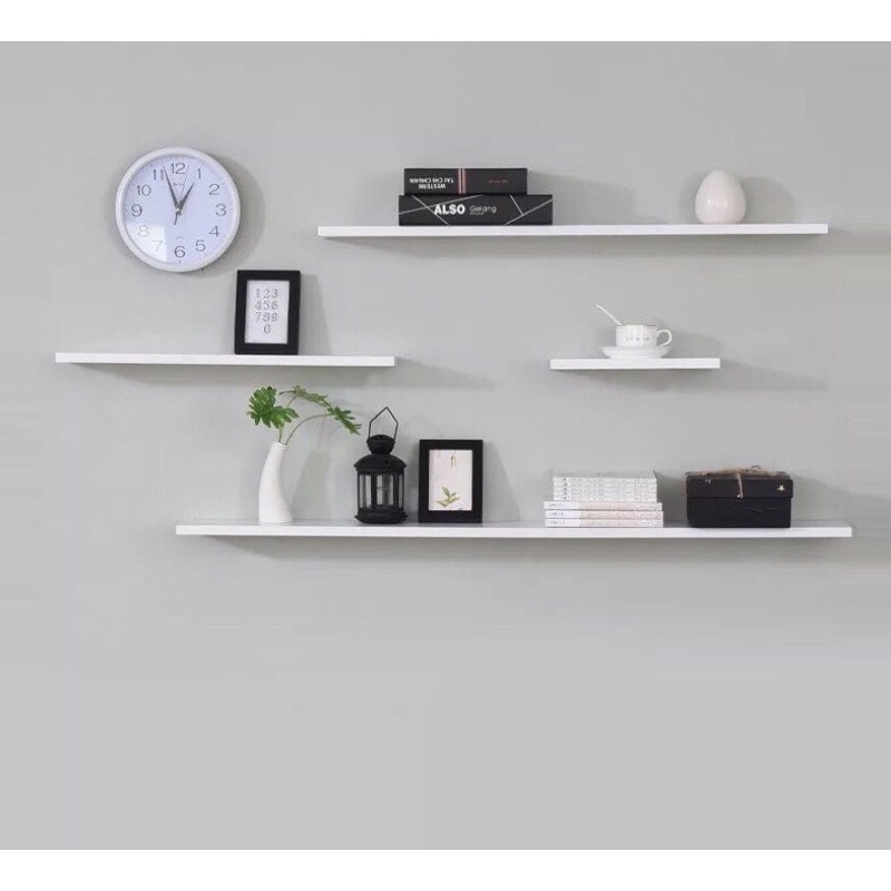Kệ Treo Tường Gỗ 3 Tấm 50x15cm Kèm Phụ kiện