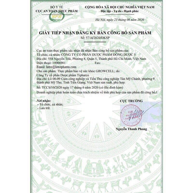 Growsel / Growell  bổ sung vitamin c và kẽm giúp giảm mụn - Hộp 30v