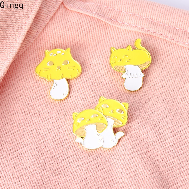 Ghim Cài Áo Miss Zoe Tráng Men Hình Mèo Hoạt Hình Dễ Thương