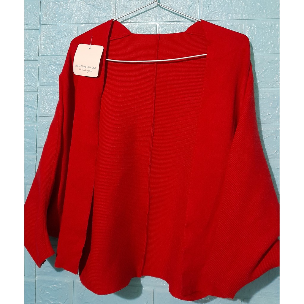 Áo khoác len cardigan phong cách Hàn Quốc cánh dơi hàng 2hand tuyển chọn
