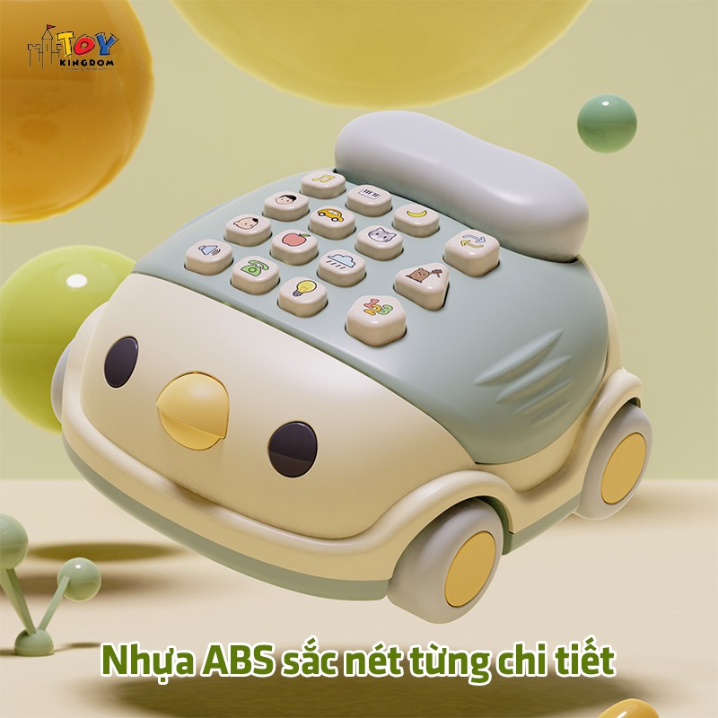 Free Ship ️ Đồ chơi điện thoại hình gà con có nhiều giai điệu nhạc vui nhộn (có hộp)0